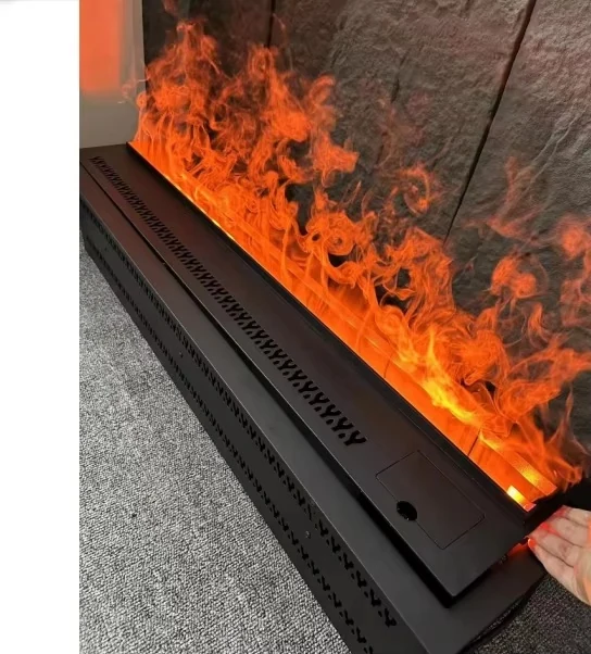 Détail d’un foyer à vapeur d’eau permettant l’accès à certains composants